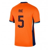 Niederlande Nathan Ake #5 Heimtrikot EM 2024 Kurzarm